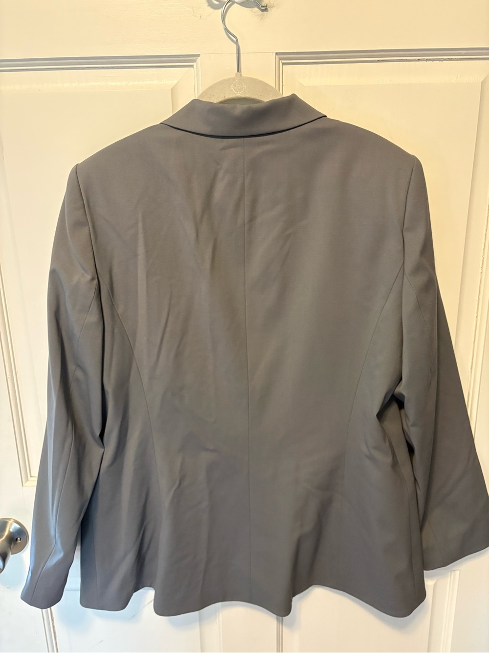 NWT Lafayette 148 New York Gray Single-Button Women's Blazer wool jacket 14 new - Picture 6 of 6